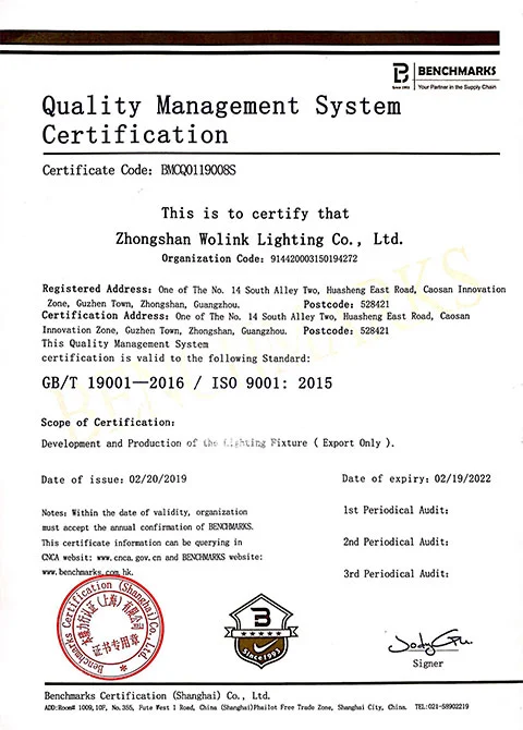 ISO90001:2015 - Certifications - Vorlane