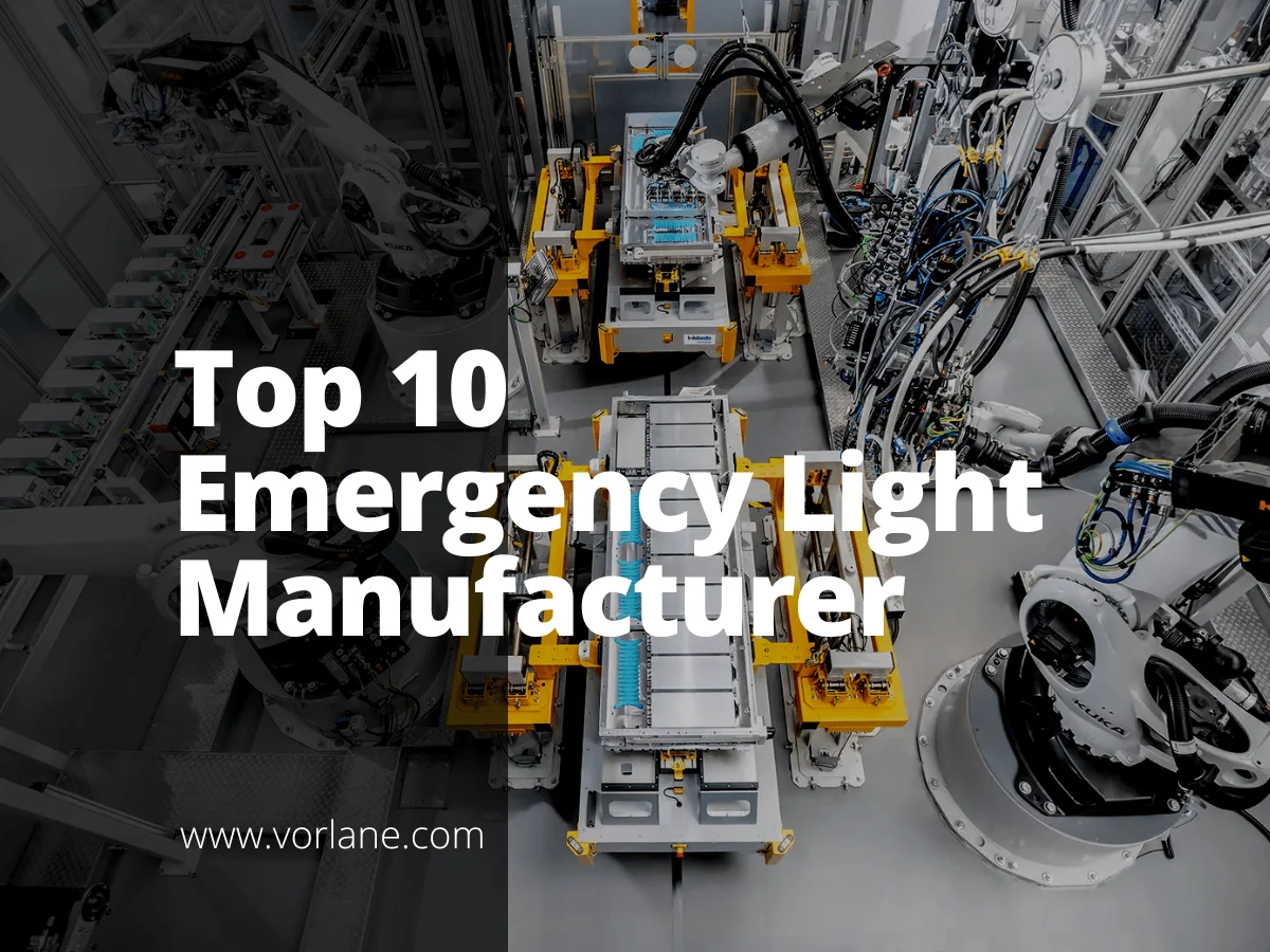 emergency light manufacturer 1 - Top 10 Emergency Light Manufacturers [2025 Updated]- Vorlane - Vorlane