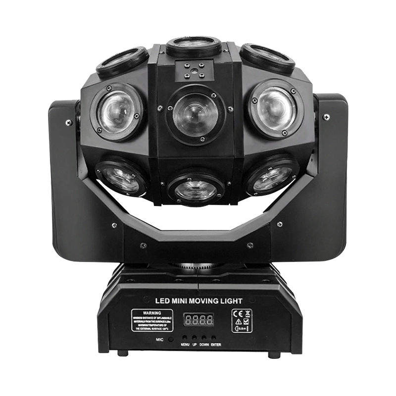 LED Mini Moving Head Light model 1810 multifunction stage lighting display VL EL12 1810 - Stage Effect Light - Vorlane
