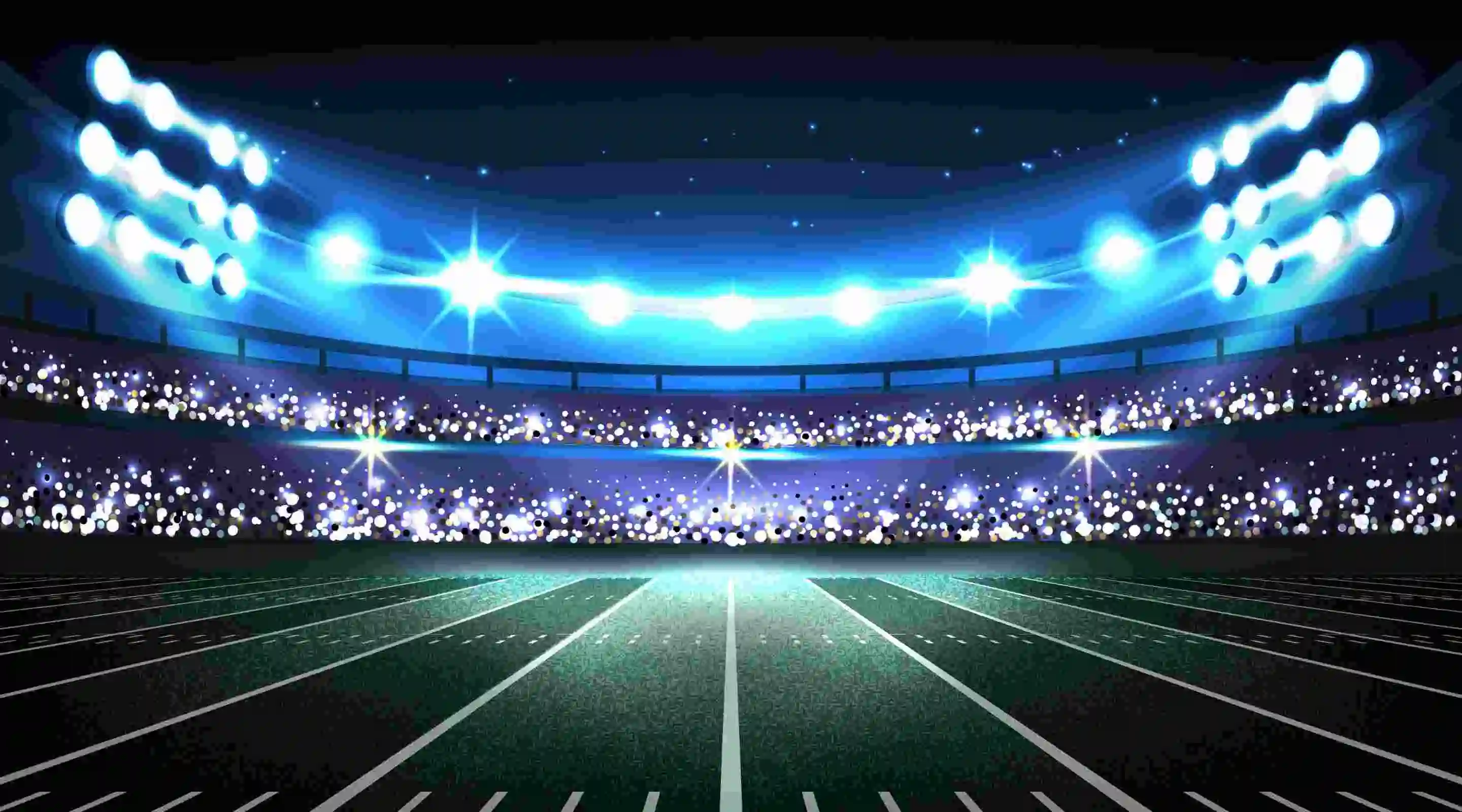 Stadium at night with bright lights showcasing top notch sports lighting from Best Sports Lighting Manufacturers - The Best Sports Lighting Manufacturers [2025 Updated] - Vorlane - Vorlane