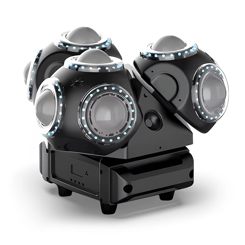 Three Head Beam 4 in 1 Light with Light Strip for Versatile Stage Effects VL EL01 3 - Moving Head Light - Vorlane