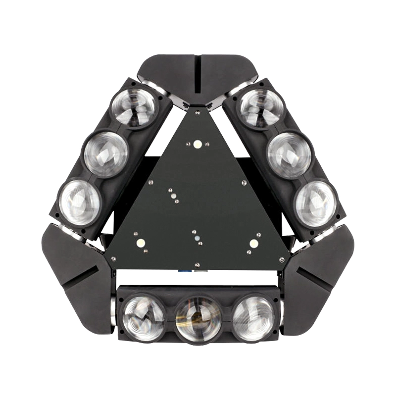 VL E06L 0910 triangular LED moving head light delivering powerful beam output for various settings - Stage Effect Light - Vorlane