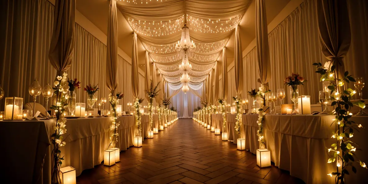 Wedding lighting ideas with string lights chandeliers and romantic decor for creating a magical atmosphere1 - Top 28 Wedding Lighting Ideas for 2025 - Custom Solution & Quote - Vorlane